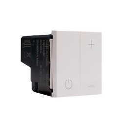Dimmer elettronico MatixGO 0-10V 2 moduli bianco controllo illuminazione elettrica