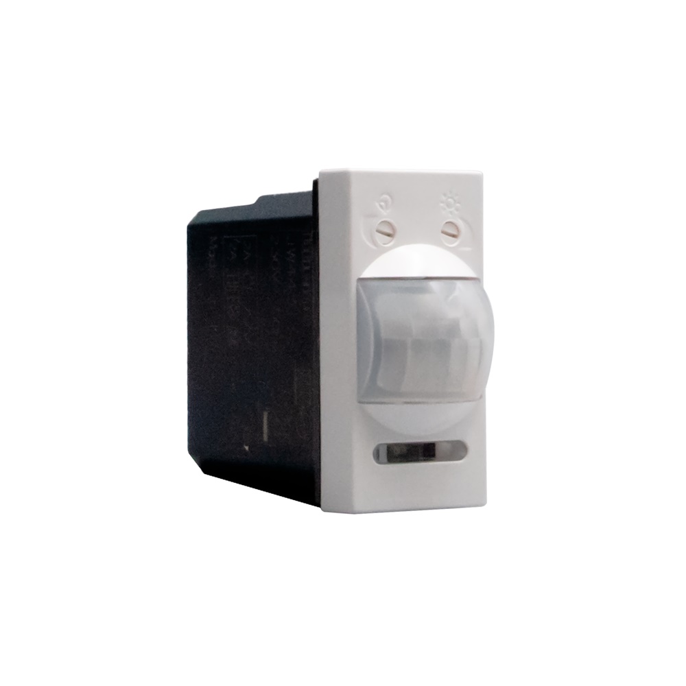 Interruttore IR bianco MatixGO sensore movimento infrarossi 230V 3 fili LED temporizzatore regolabile