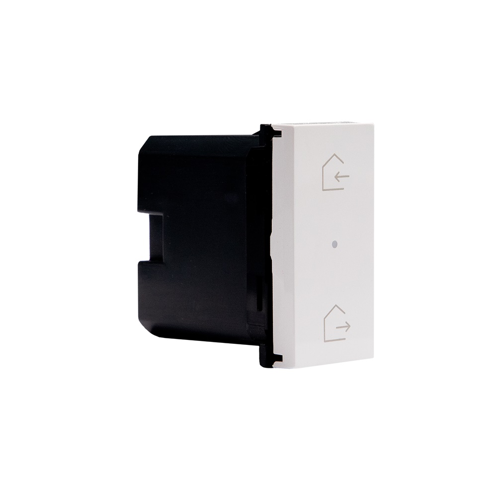 Comando wireless MatixGo 2 pulsanti Entra/Esci batteria lunga durata incasso bianco