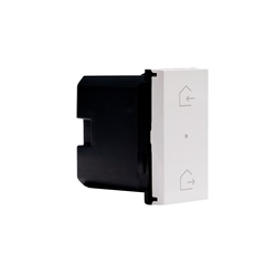Comando wireless MatixGo 2 pulsanti Entra/Esci batteria lunga durata incasso bianco