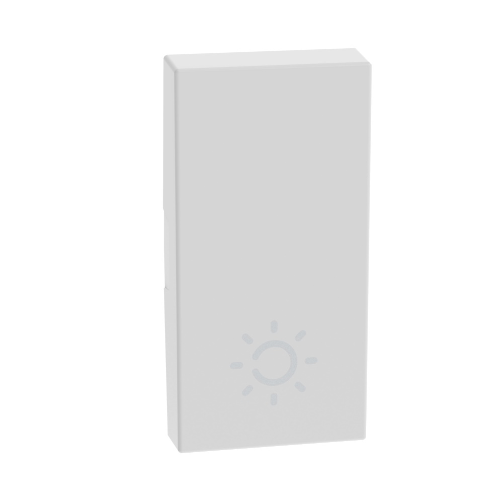 Cover comando lampada 1 modulo bianco antibatterico MATIXGO per impianti elettrici