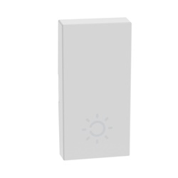 Cover comando lampada 1 modulo bianco antibatterico MATIXGO per impianti elettrici