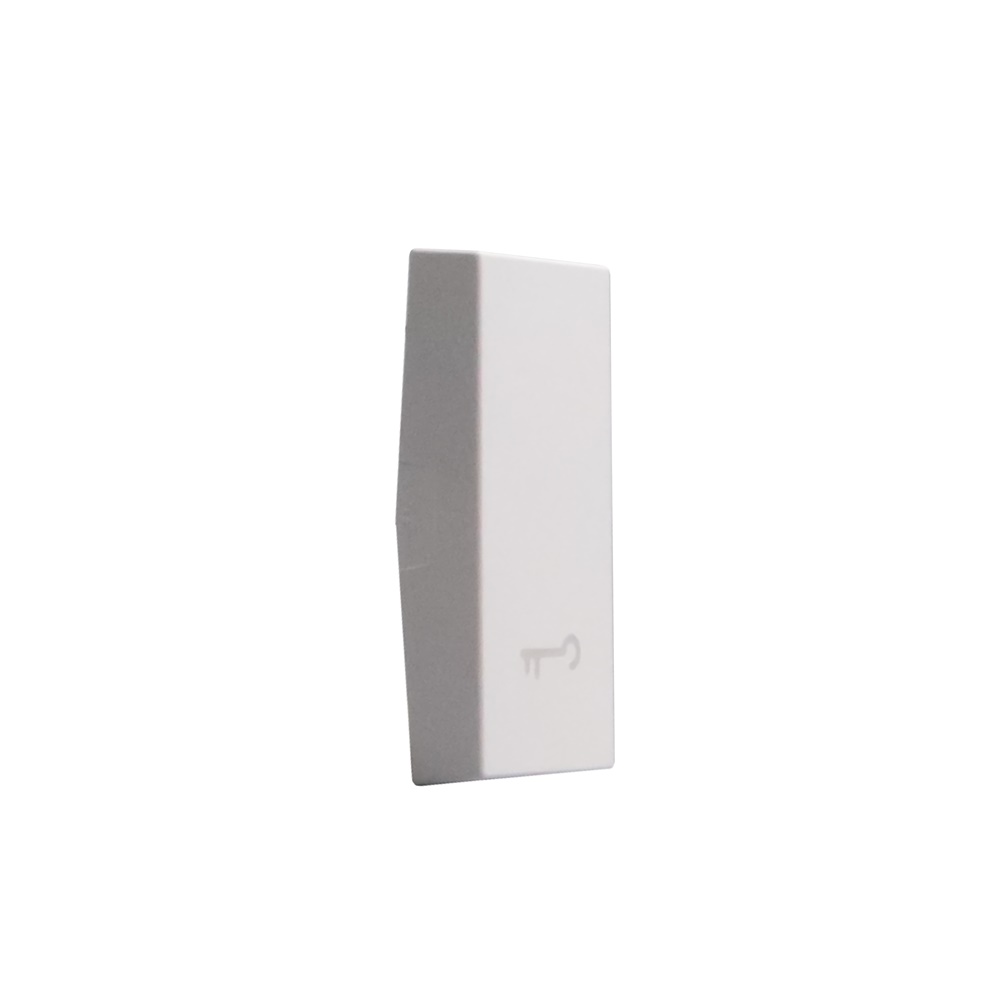 Cover comando chiave 1 modulo bianco antibatterico MatixGO per impianti elettrici