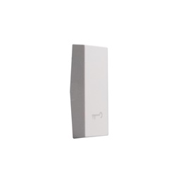 Cover comando chiave 1 modulo bianco antibatterico MatixGO per impianti elettrici
