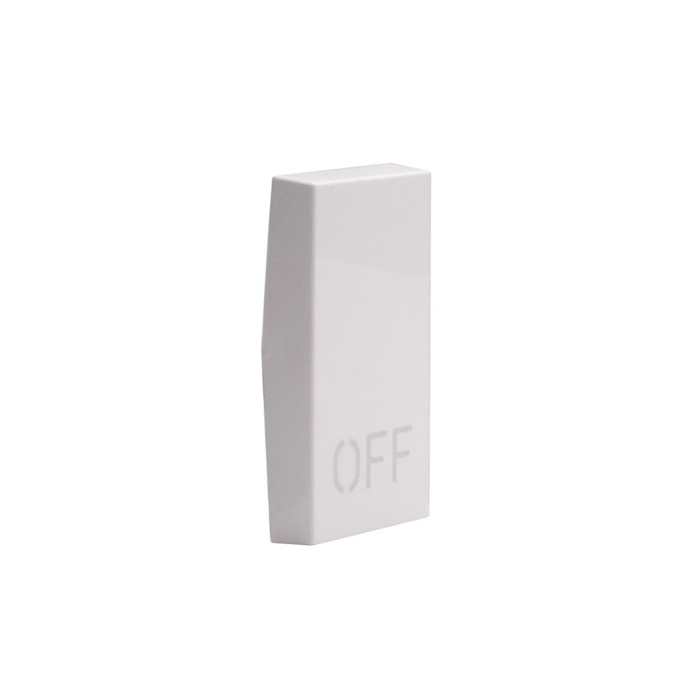 Cover comando OFF MatixGO 1 modulo bianco per comandi basculanti