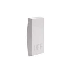 Cover comando OFF MatixGO 1 modulo bianco per comandi basculanti