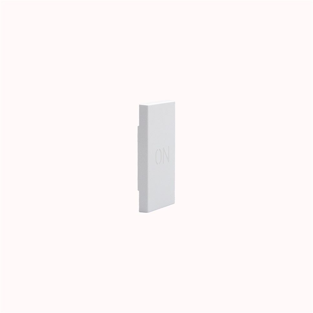 Cover comando ON monopezzo 1M AX bianco termoplastico antialogeni per impianti elettrici MatixGO