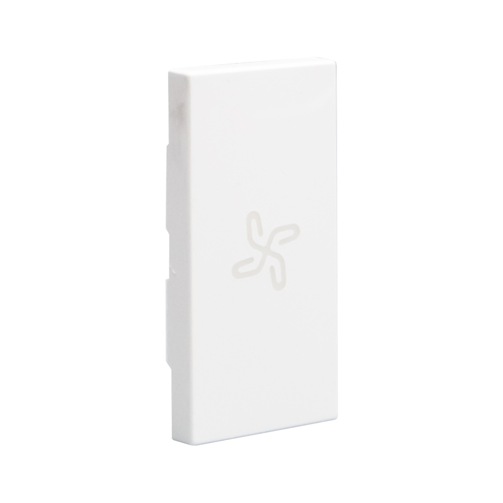 Cover comando ventola MATIXGO monopezzo termoplastico 1 modulo colore plastico ambiente elettrico