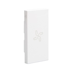 Cover comando ventola MATIXGO monopezzo termoplastico 1 modulo colore plastico ambiente elettrico