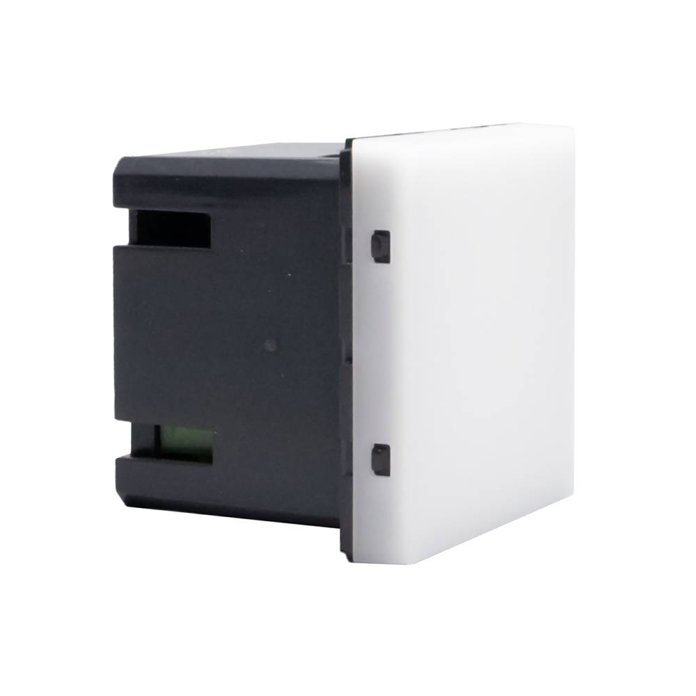 Portalampada MatixGO 127/230V 2 moduli bianco antibatterico per uso residenziale e commerciale