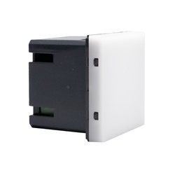 Portalampada MatixGO 127/230V 2 moduli bianco antibatterico per uso residenziale e commerciale