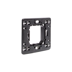 Supporto modulare 2 moduli fissaggio viti per installazioni elettriche incasso rotondo 60 mm