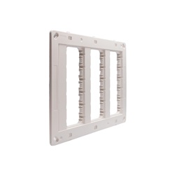 Supporto modulare MATIXGO 6+6+6 moduli per installazioni elettriche professionali montaggio a vista