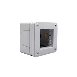 Scatola derivazione IP40 2 moduli grigia per impianti elettrici residenziali e commerciali