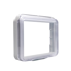 Coperchio protettivo MatixGO IP55 3 moduli per protezione polvere e acqua ambienti industriali