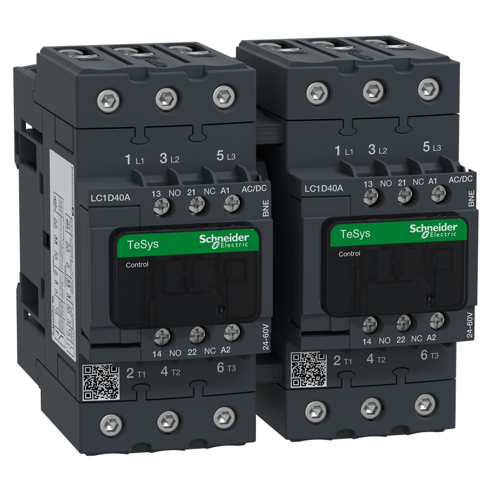 TeSys D teleinvertitore - 3P - <= 440 V - 40 A AC-3 - 24...60 V AC/DC