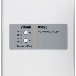 Comunicatore GSM By-alarm Plus invio SMS messaggi vocali notifiche SIA-IP contenitore protetto