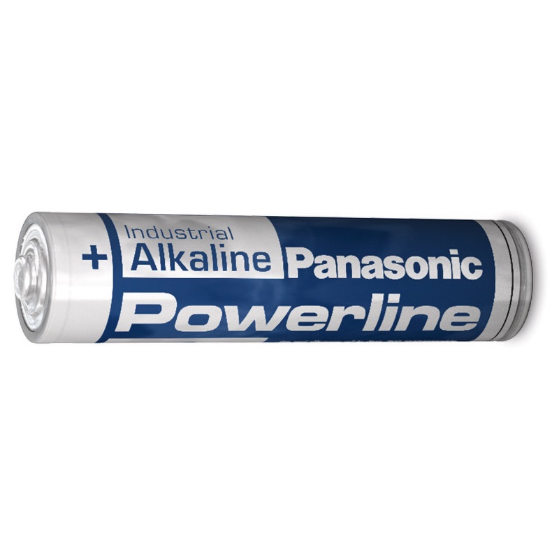 Pila AAA Powerline Panasonic LR03 compatta leggera lunga durata per dispositivi elettronici quotidiani