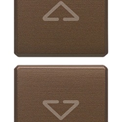 DUE TASTI FLAT SIMBOLI FRECCE BRONZ