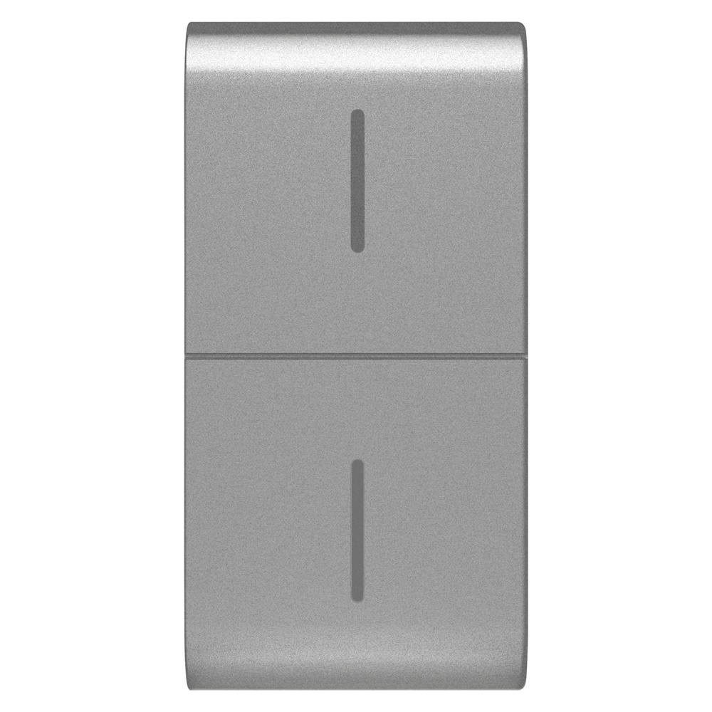 TASTO INTERCAMBIABILE PER PULSANTIERA CONNESSA ECO - 1 MODULO - TITANIO - CHORUSMART