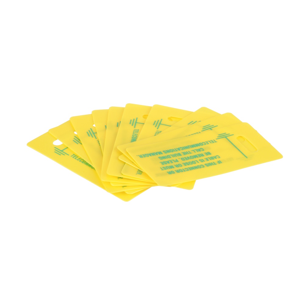 Kit di etichette LTYK, cartoncino polivalente, verde/giallo, 1,38 x2,75, PK1