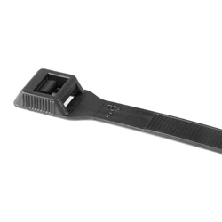 Fascetta basso profilo 400x9 mm rosso per cablaggio elettrico spazi ristretti