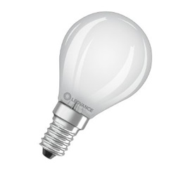 Lampada LED filament 2,5W E14 luce calda 2700K risparmio energetico uso domestico e decorativo