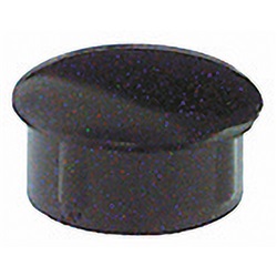 Cappuccio rosso per manopole 11,5x6 cm protezione impianti elettrici durevole
