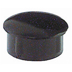Cappuccio rosso per manopole 11,5x6 cm protezione impianti elettrici durevole