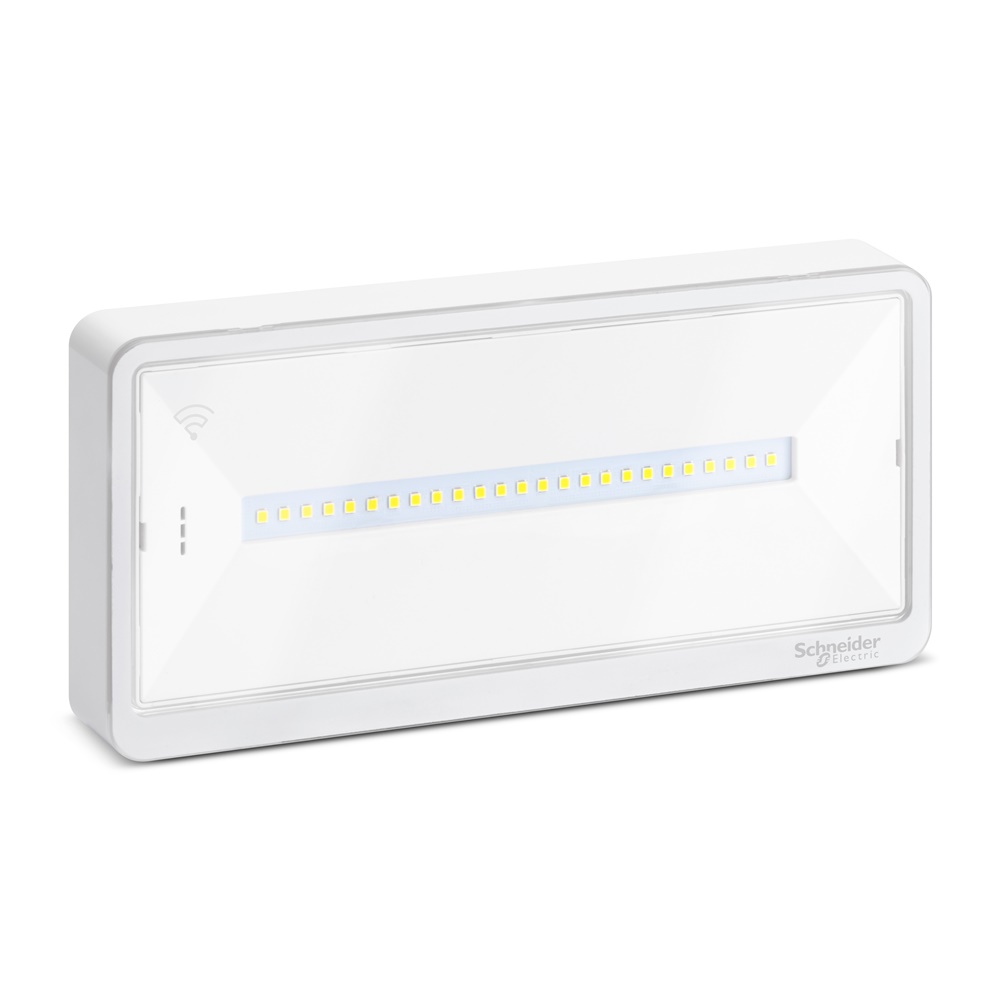 Exiway Light, IP65, Autoalimentato Autodiagnosi Connesso Activa-link, SE-SA, 500/400/300/250 lm SE, 230lm SA, 1/1,5/2/3h, illuminazione di sicurezza