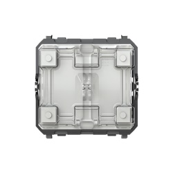 Attuatore 1 canale 16A con 2 interruttori a bilanciere, controllo KNX, installazione incasso