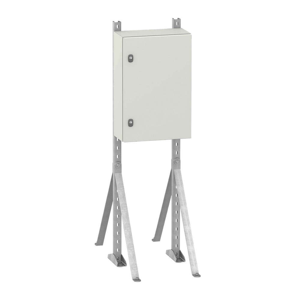 Supporto per cassa max profondità 300 mm altezza 1400 mm uso industriale