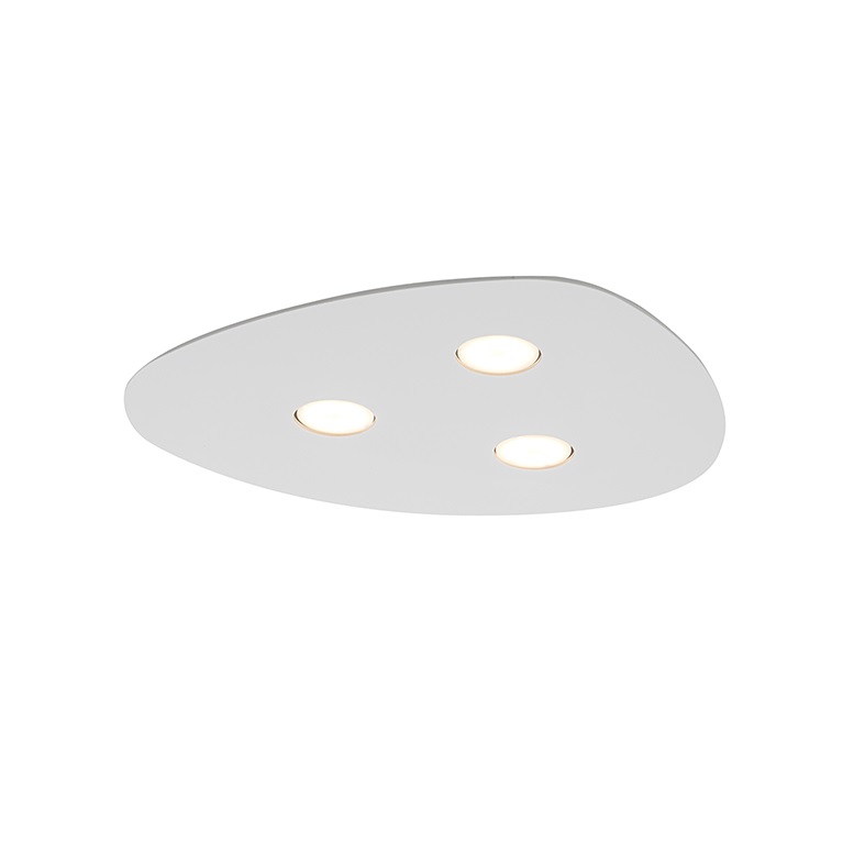 PLAFONIERA IN  PMMA BIANCO 3 GX53