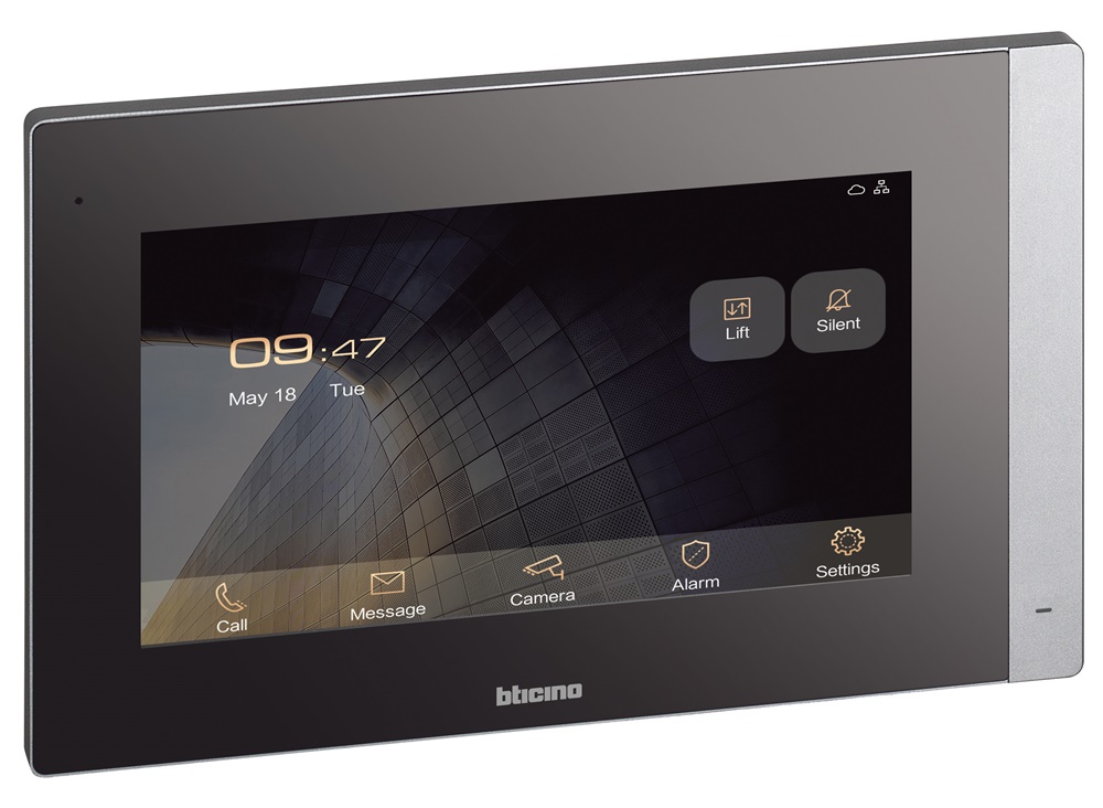 Videocitofono IP touch screen 7” vivavoce controllo accesso residenziale professionale