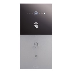 Pulsantiera video IP fuoriporta con lettore badge RFID e tasto chiamata diretta per videocitofono, installazione esterna, alimentazione PoE o 12V
