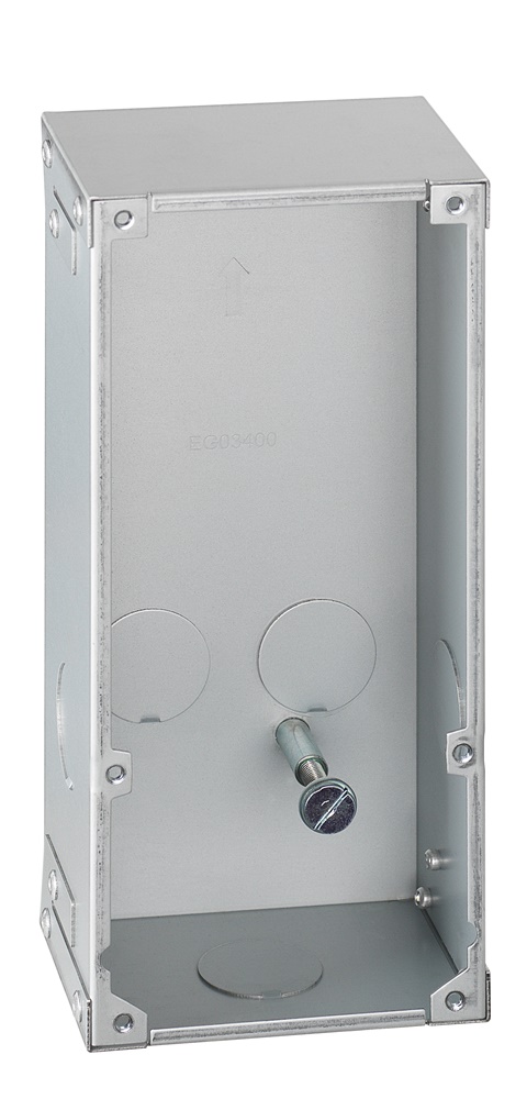 Box da incasso metallo per pulsantiera esterna protezione dispositivi elettrici fuori porta