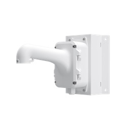Serie Advance - Staffa montaggio angolo per telecamere PTZ Advance, junction box IP66 integrato