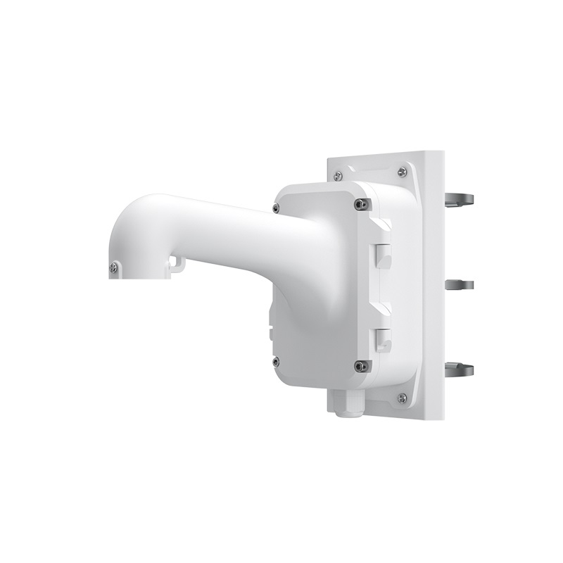 Serie Advance - Staffa montaggio palo per telecamere PTZ Advance, junction box IP66 integrato, diametro palo 160-260mm