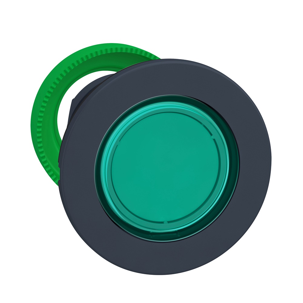 Harmony XB5, testa lampada spifilopannellopannello , verde Ø30, in plastica- per LED universale