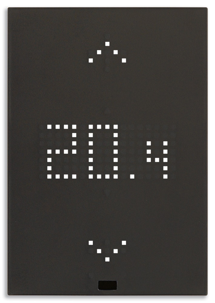 Termostato XT By-me 2 moduli nero controllo temperatura riscaldamento condizionamento domotica