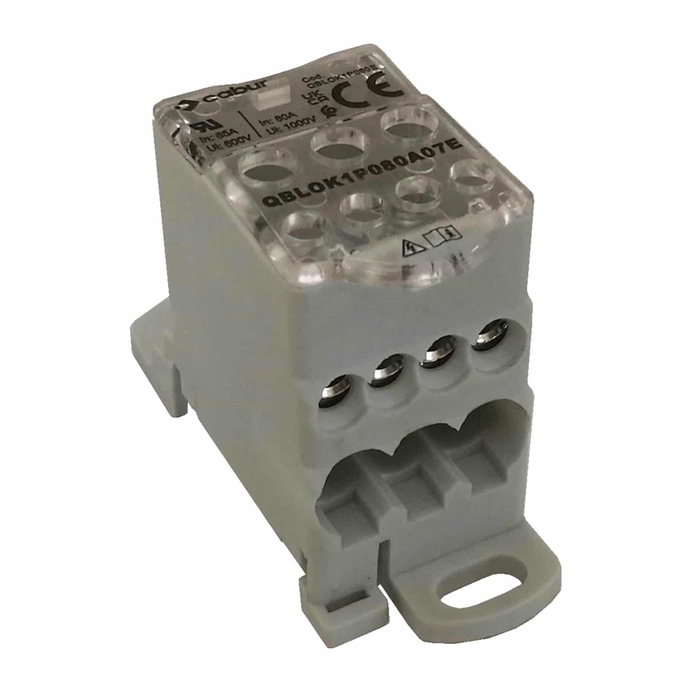 QBLOK1P080A07E MORSETTIERA 80A 7 FO
