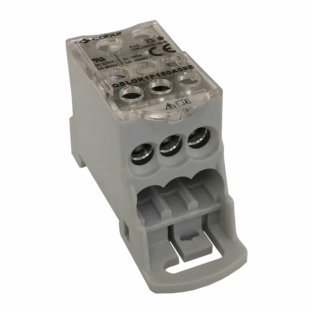 QBLOK1P125A08E MORSETTIERA 125A 8 F
