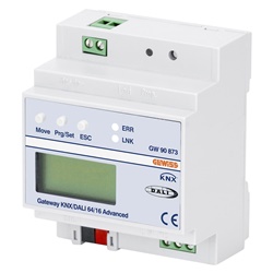 GATEWAY KNX/DALI2 ADVANCED - MULTIMASTER 64/16 - IP20 - 4 MODULI DIN