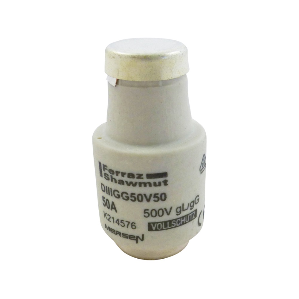 FUS. D BT GG DIII 500VAC 50A BIANCO
