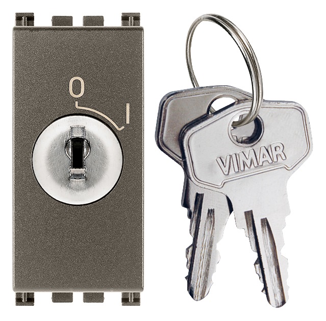 INTERR. 2P 16AX +CHIAVE UNIF. METAL