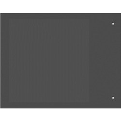 Targa quadro MG-VRT-A nero PVC 35x100 per personalizzazione quadro elettrico