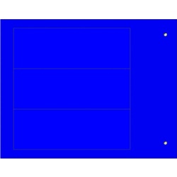 Targa quadro MG-VRT-A blu PVC 35x100 per targhe personalizzate quadro elettrico