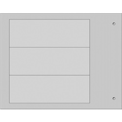 Targa quadro MG-VRT-A grigio PVC 35x100 per personalizzazione quadro elettrico