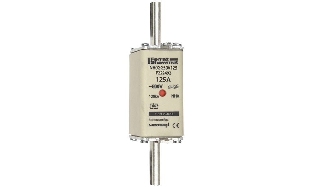 FUS. NH BT TAGLIA 0 - 500VAC GG 125