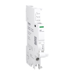 Contatto ausiliario modulare Acti9 iOF 2-100mA connessione dal basso per impianti industriali e commerciali